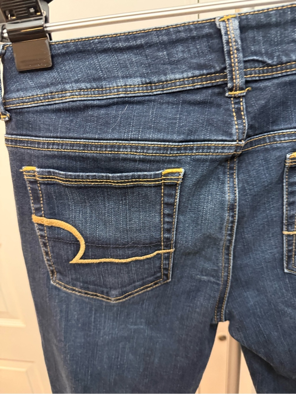American Eagle Outfitters Women’s Bootcut Jeans - Dark Blue Wash - Picture 6 of 8